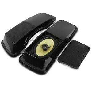 Sidedeksellokk med høyttaler som passer til Harley Davidson Street Glide 06-13 Craftride