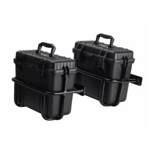 Sidevesker med bagasjeholdere som passer for Harley Davidson Softail Low Rider S 20-24 Craftride TC1 svart