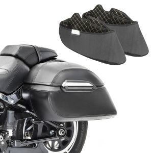 Sett med sidevesker med hardt skall K3 + innerfôr 33l egnet for Kawasaki Vulcan S / Café Craftride ME16 svart