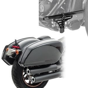 Sett: Sidevesker egnet for Harley Davidson Low Rider / S / ST 18-24 med holder Craftride HB13 + crashbar