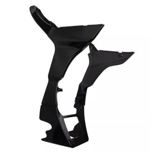 Vindavviser kåpe WK1 egnet for Harley Davidson Road Glide 17-23 Bug Spoiler Craftride svart