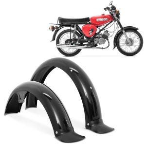 Skjermskjerm foran og bak passer til Simson S50 / S51 / S70 skjerm Craftride svart