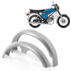 Sett med skjermer foran og bak egnet for Simson S51 S50 S70 skjermskjerm Fender Craftride sølv