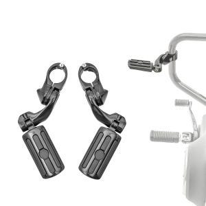 Crash bar fotstøtter egnet for Indian Chief / Bobber Craftride CF1 svart