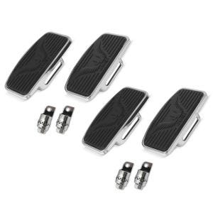 Set 2x Trittbretter für Harley Davidson Dyna Super Glide / Custom vorne hinten Craftride FB4_1