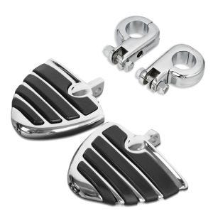 Crash bar fotstøtter 32 mm egnet for chopper / tilpassede sykler Breakout / 114 med holder Craftride HC9