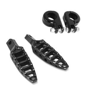 Crash bar fotstøtter 32 mm egnet for chopper / tilpassede sykler Breakout / 114 med holder Craftride HC13