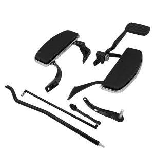 Løpebrettsett egnet for Harley Davidson Dyna Street Bob 06-17 fotstøtter Craftride FK2