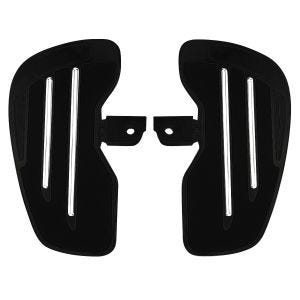 Førerfotstøtter foran egnet for Harley Davidson Softail Street Bob 18-24 Craftride TB1 svart