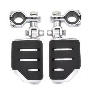 Crash bar fotstøtter SF2 holder egnet for Royal Enfield Meteor 350 motorbeskyttelse fotstøtter Craftride krom