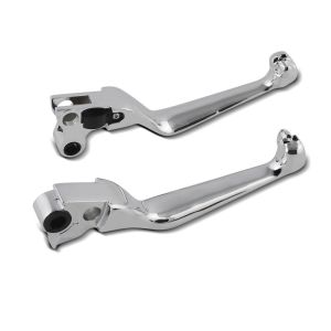 Bremsespak og clutchspaksett Skull I passer for Harley Davidson Dyna Sportster Softail Touring 96- krom Craftride