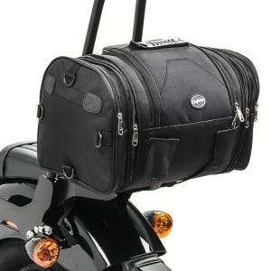 Hecktasche für Vespa Craftride RB1 Gepäckrolle 24-30L schwarz_1