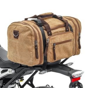 Hecktasche für Indian Scout / Sixty Craftride RT4 inkl. Spanngurte braun_1