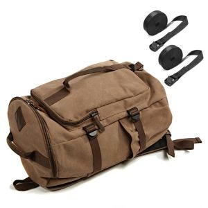 Gepäckrolle für Indian Chief Dark Horse Hecktasche Craftride VG5 braun_0
