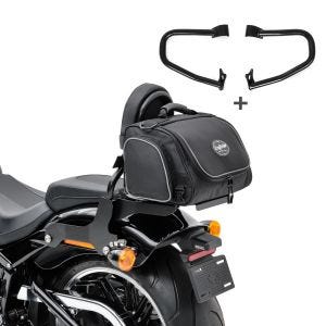 Set STM5 Sturzbügel Mustache mit Hecktasche TM2 14 Liter für Indian Scout/ Sixty/ Bobber 15-20 Craftride_1