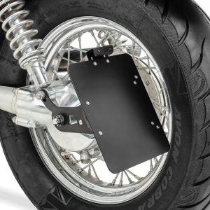 Sideskiltholder som passer til Yamaha XV 535/ 1100 Virago Craftride svart