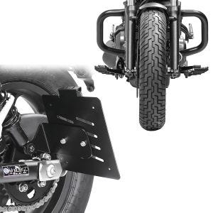Set Kennzeichenhalter seitlich + Sturzbügel für Honda Rebel 500 17-21 Craftride KS2_1