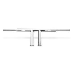 Styre T-Bar Fat 1-1/4" høyde 8" passer for Harley Davidson fra Craftride krom