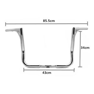 Lenker Ape Hanger 16" für Harley-Davidson Electra - Street Glide ab 1982 chrom Craftride_1