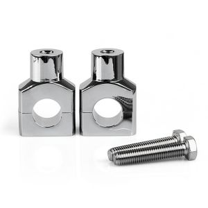 Styrefeste for 1"-25,4 mm styrerør 2" HR7 aluminium krom Craftride
