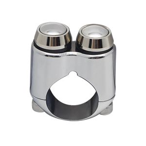 Styreknapp med 2 knapper som passer for 1" håndtak Craftride Switch krom