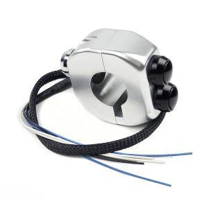 Styreknapp / styrebryter med 3 knapper egnet for 1" håndtak Craftride Switch krom