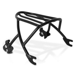 Gepäckträger Solo Rack Abnehmbar für Harley Sportster 1200 Iron 18-20 schwarz_0