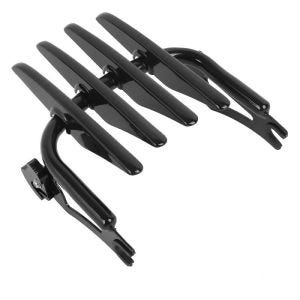Bagasjehylle egnet for Harley Davidson Touring 09-24 Craftride avtakbar i sort DPLU1