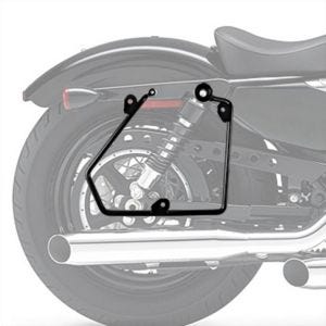 Sadelveskeholder passende for Harley Davidson Sportster 883 R Roadster 02-15 høyre Craftride