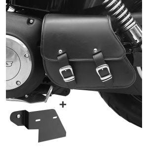 Svingarmpose + holder som passer til Harley Davidson Dyna Street Bob 06-17 Craftride