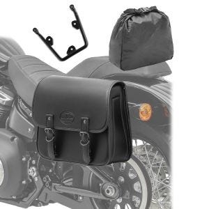Salveske + holder egnet for Chopper / Custombikes Standard 20-24 20l venstre Craftride
