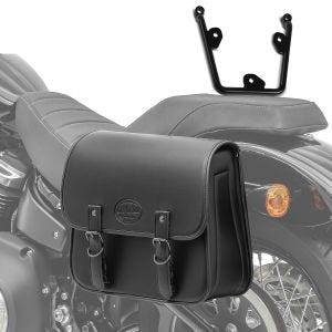 Salveske med holder egnet for choppers / custom sykler / 114 18-24 Laredo 20l venstre Craftride