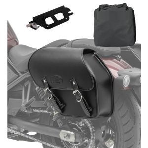 Salveske passer for Honda Rebel 500 CMX 17-24 med holder avtagbar venstre Fargo 13l Craftride