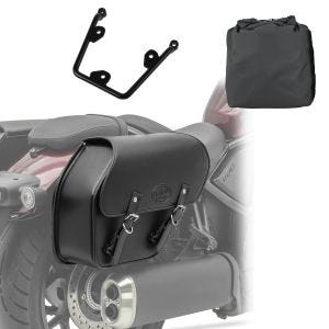 Satteltasche mit Halter für Kawasaki Vulcan S / Cafe 15-20 Fargo 13l rechts Seitentasche Craftride