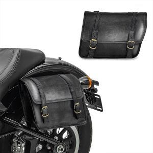 Satteltaschen für Royal Enfield Interceptor 650 Craftride SV6 Paar 6Ltr schwarz_0