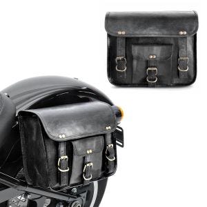Satteltaschen für Royal Enfield Interceptor 650 Craftride SV2 Paar 6Ltr schwarz_0