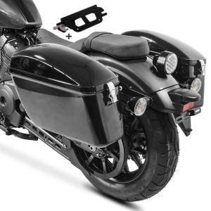 Seitenkoffer für Harley Davidson Softail 18-20 mit Halter abnehmbar Satteltasche Dallas