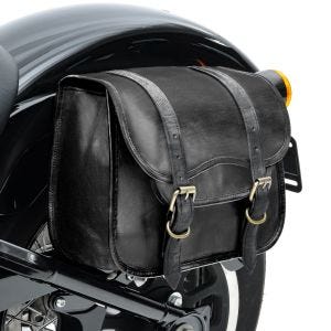 Satteltasche für Yamaha XVS 1300 / 950 A Midnight Star Vintage Tasche Craftride SV1 schwarz_1