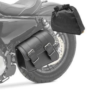Salveske egnet for chopper / tilpasset sykkel Montana Craftride 8Ltr venstre i svart CB32394