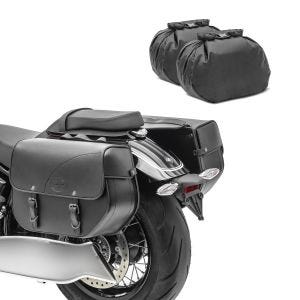 Salvesker egnet for Suzuki Marauder VZ 800 Craftride Kentucky 30L svart