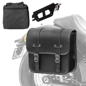 Set Satteltasche für Harley Softail Standard 20-21 + Quick Lock Halter Craftride RNO-R rechts_1