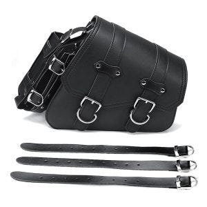 Salveske egnet for chopper / tilpasset sykkel standard sideveske høyre SB5 Craftride svart CB30673