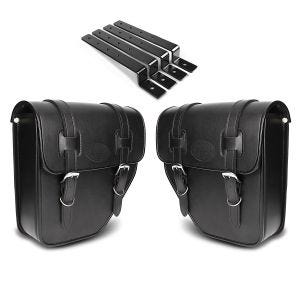 Set 2x Satteltasche + Haltesatz für Suzuki Intruder VL 1500 LC Craftride TXP_1