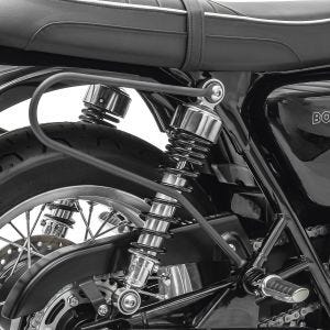 Sadelveskeholder passende for Triumph Bonneville T120 / T100 16-24 spacer Craftride AH1 svart DPLB