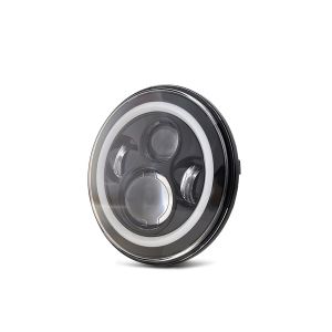 LED Scheinwerfer 7 Zoll für Harley Davidson Hauptscheinwerfer Tagfahrlicht Craftride schwarz_1