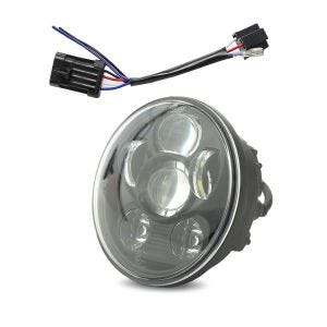 Hovedlys LED 5,75 tommer med adapter H4 til H13 egnet for Harley Davidson Craftride svart
