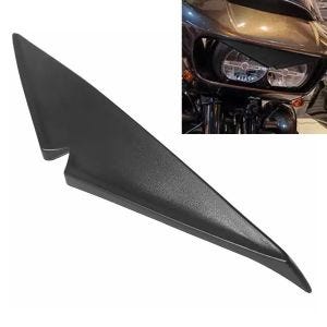 Frontlyktdeksel øyenbryn som passer for Harley Davidson Road Glide Special 15-23 lampedeksel øyelokk Craftride SC1 svart