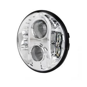 LED hovedlykt 7" egnet for Harley Davidson Softail Sport Glide med ECE Craftride TH3 krom