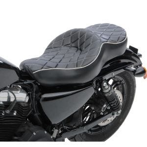 Dobbelt sete egnet for Harley Davidson Sportster 04-20 sete førerpassasjer DB1 Craftride DPLB1