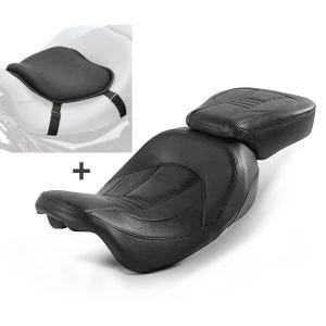 Set SB5 Sitzbank für Harley Davidson Touring 09-20 Craftride CV und Gel Sitzkissen Tourtecs L_1